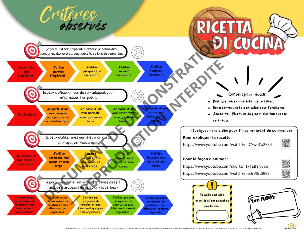 Critères d’écriture — Vol 101